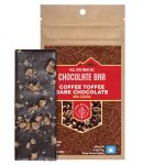 HAPY KITCHEN INFUSED COFFEE TOFFEE CHOCOLATE BAR 100MG