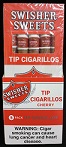 SWISHER SWEETS CHERRY TIP 10/5PKS 