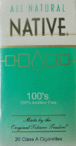 NATIVE MENTHOL LIGHT 100 BOX 