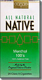 NATIVE MENTHOL 100 