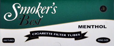 Smokers Best Menthol Tubes 200ct 